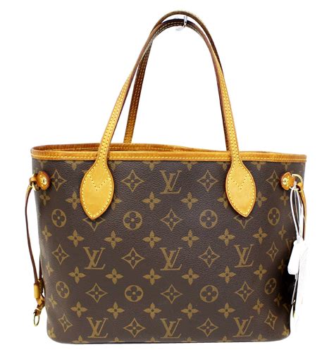 louis vuitton monogram neverfull pm tote shoulder bag